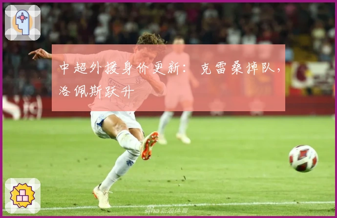 中超外援身价更新：克雷桑掉队，洛佩斯跃升